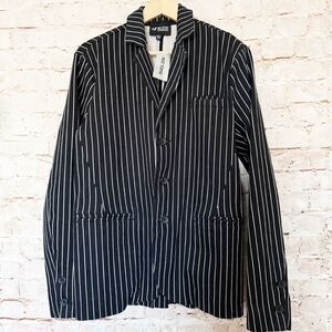 Hot Topic Rude mens pinstripe blazer